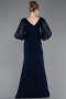 Long Navy Blue Evening Dress ABU5779