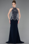 Long Navy Blue Evening Dress ABU5787