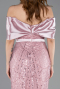 Powder Color Midi Beaded Party Dress ABK2453