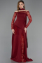 Burgundy Long Evening Dress ABU5662