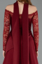 Burgundy Long Evening Dress ABU5662