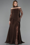 Brown Long Evening Dress ABU5662