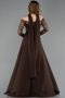 Brown Long Evening Dress ABU5662