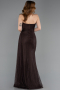 Long Brown Dantelle Prom Gown ABU5795