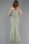 Long Mint Dantelle Evening Dress ABU5841