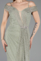 Long Mint Dantelle Evening Dress ABU5841