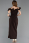 Midi Brown Cocktail Dress ABK2545