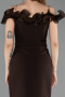 Midi Brown Cocktail Dress ABK2545