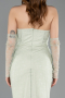 Long Mint Dantelle Evening Dress ABU5817