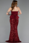 Burgundy Long Evening Dress ABU5654