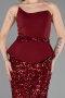 Burgundy Long Evening Dress ABU5654