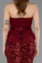 Burgundy Long Evening Dress ABU5654