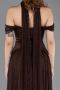 Long Brown Dantelle Evening Dress ABU5799