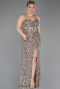 Long Mink Scaly Plus Size Evening Dress ABU5818