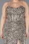 Long Mink Scaly Plus Size Evening Dress ABU5818