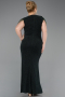 Long Emerald Green Plus Size Evening Gown ABU5731