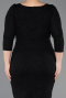 Short Black Plus Size Cocktail Dress ABK2537