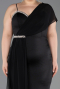 Long Black Formal Plus Size Dress ABU5827