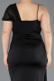 Long Black Formal Plus Size Dress ABU5827