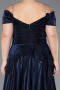 Long Navy Blue Oversized Evening Dress ABU5716