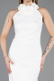Midi White Cocktail Dress ABK2551