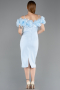 Midi Light Blue Cocktail Dress ABK2553