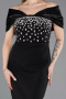 Midi Black Party Dress ABK2555
