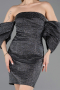 Short Anthracite Cocktail Dress ABK2563