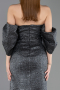 Short Anthracite Cocktail Dress ABK2563