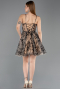 Short Black Cocktail Dress ABK2564