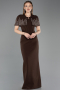 Long Brown Evening Dress ABU5889