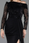 Long Black Evening Dress ABU5893
