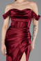 Burgundy Long Evening Dress ABU3611