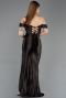 Brown Long Evening Dress ABU3611