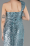 Long Mint Scaly Evening Dress ABU5894