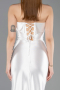 White Long Prom Gown ABU4944