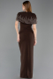 Long Brown Evening Dress ABU5889