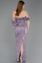 Long Lila Scaly Evening Dress ABU5886