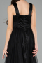 Black Long Girl Dress ABU2447