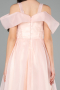 Long Salmon Girl Dress ABU5903