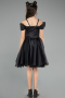 Short Black Girl Dress ABK2566