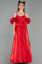 Long Red Girl Dress ABU5912