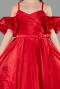 Long Red Girl Dress ABU5912