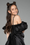 Long Black Girl Dress ABU5912