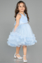 Short Blue Girl Dress ABK2567