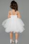Short White Girl Dress ABK2569