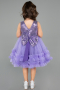 Short Purple Girl Dress ABK2570