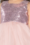 Short Powder Color Girl Dress ABK2570