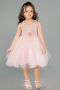Short Rose Colored Girl Dress ABK2571