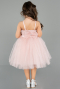 Short Rose Colored Girl Dress ABK2571
